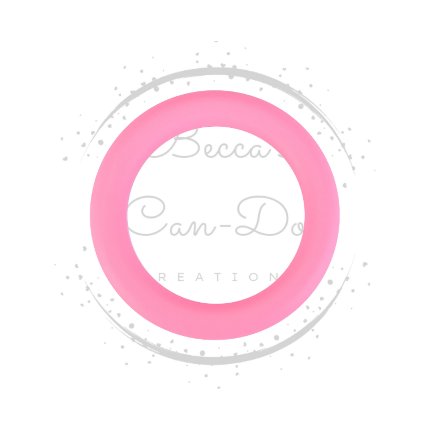 Light Pink - 65mm Car Charm