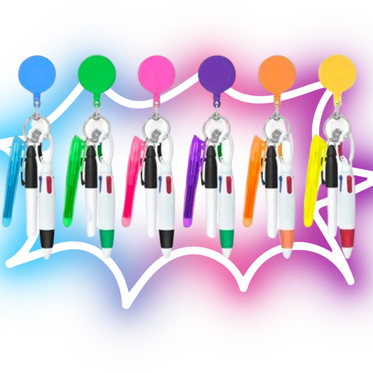 Badge reel WRITING TRIO set