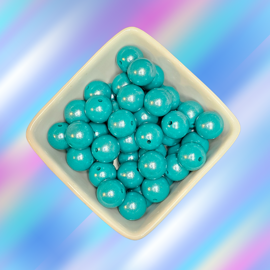 15mm Opal Silicone Beads - #28 Deep Green