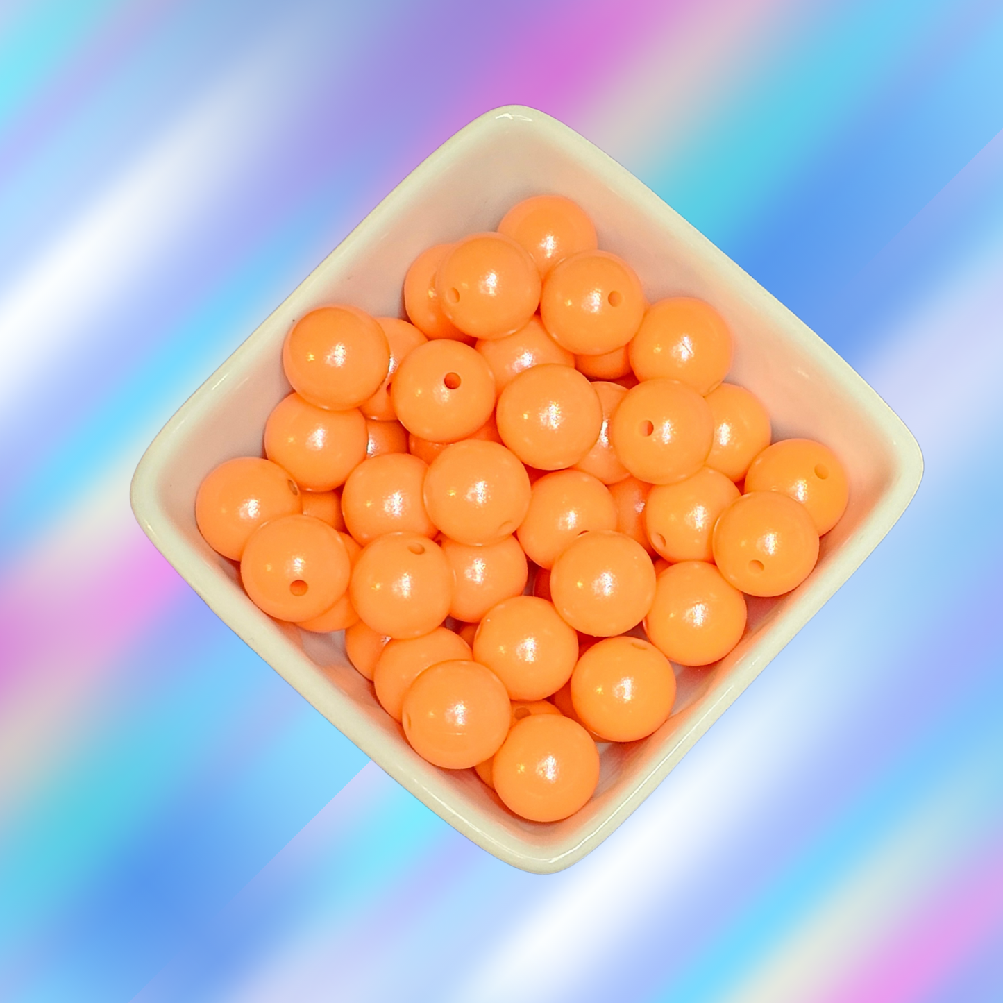 15mm Opal Silicone Beads - #37 Apricot