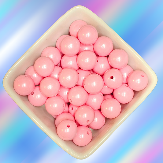 15mm Opal Silicone Beads - #72 Butterfly Pink