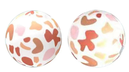 15mm Printed Silicone Bead #372 - Autumn Berries