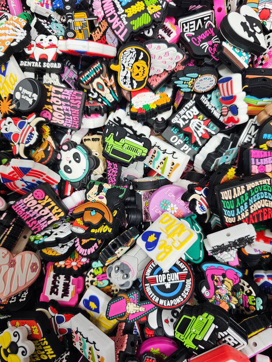 50 2D\3D Silicone/PVC Focal